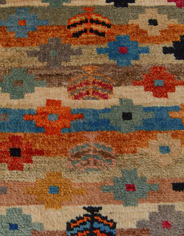 3' 2 x 4' 10 Hand Knotted Balouch Wool Rug