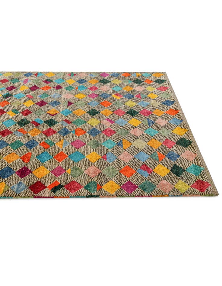 Detail image of 5' 10 x 8' 3 Hand Knotted Balouch Wool Rug