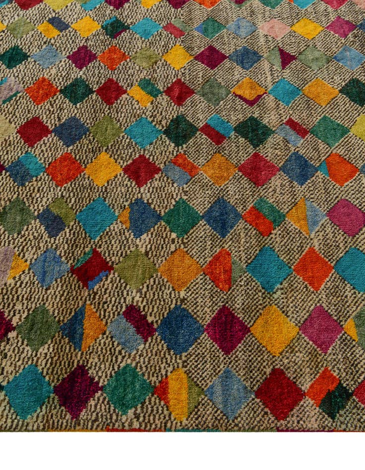 Detail image of 5' 10 x 8' 3 Hand Knotted Balouch Wool Rug