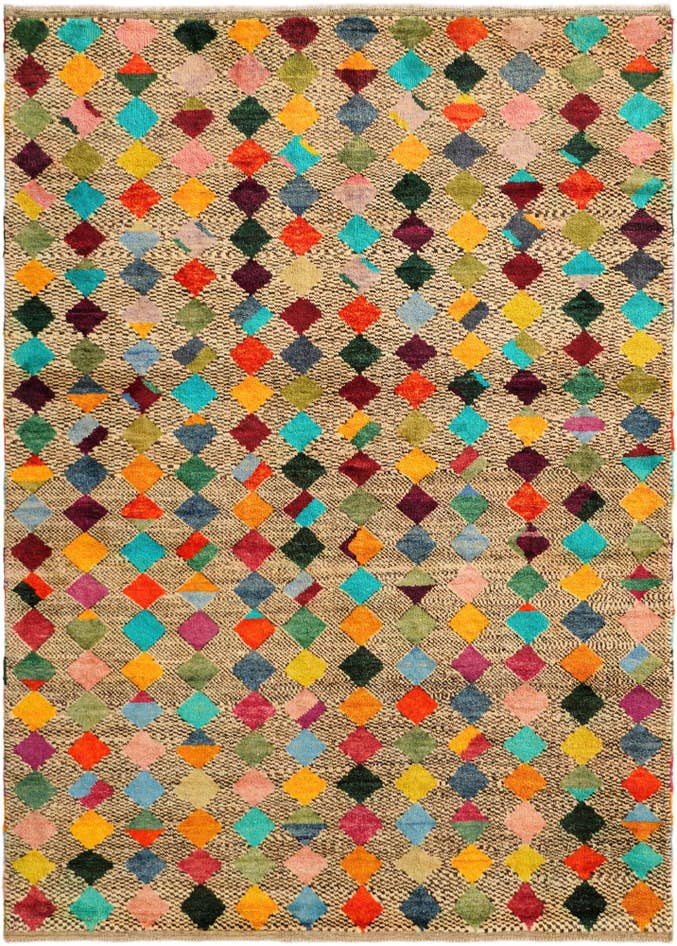 Detail image of 5' 10 x 8' 3 Hand Knotted Balouch Wool Rug