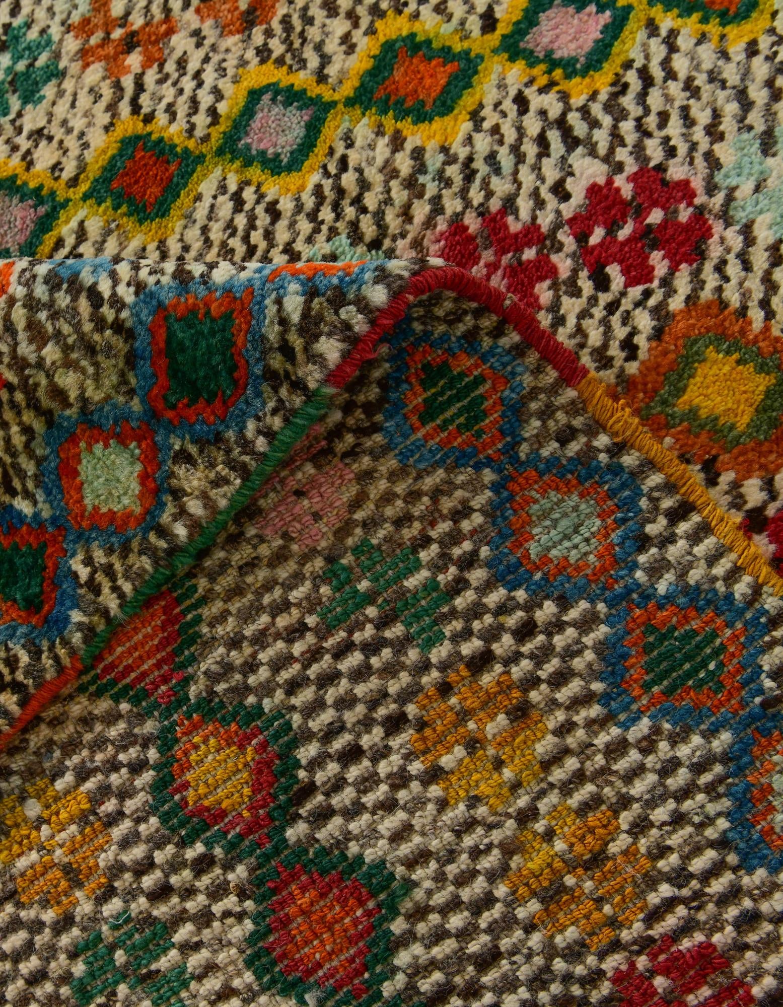 5' 10 x 8' 2 Hand Knotted Balouch Wool Rug