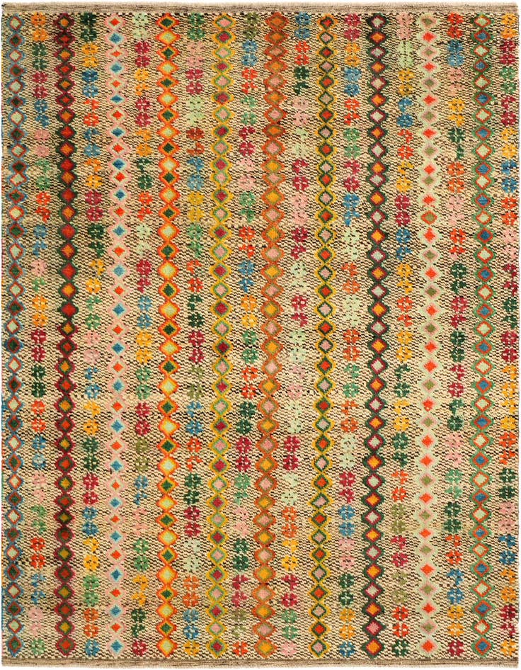 Detail image of 5' 10 x 8' 2 Hand Knotted Balouch Wool Rug