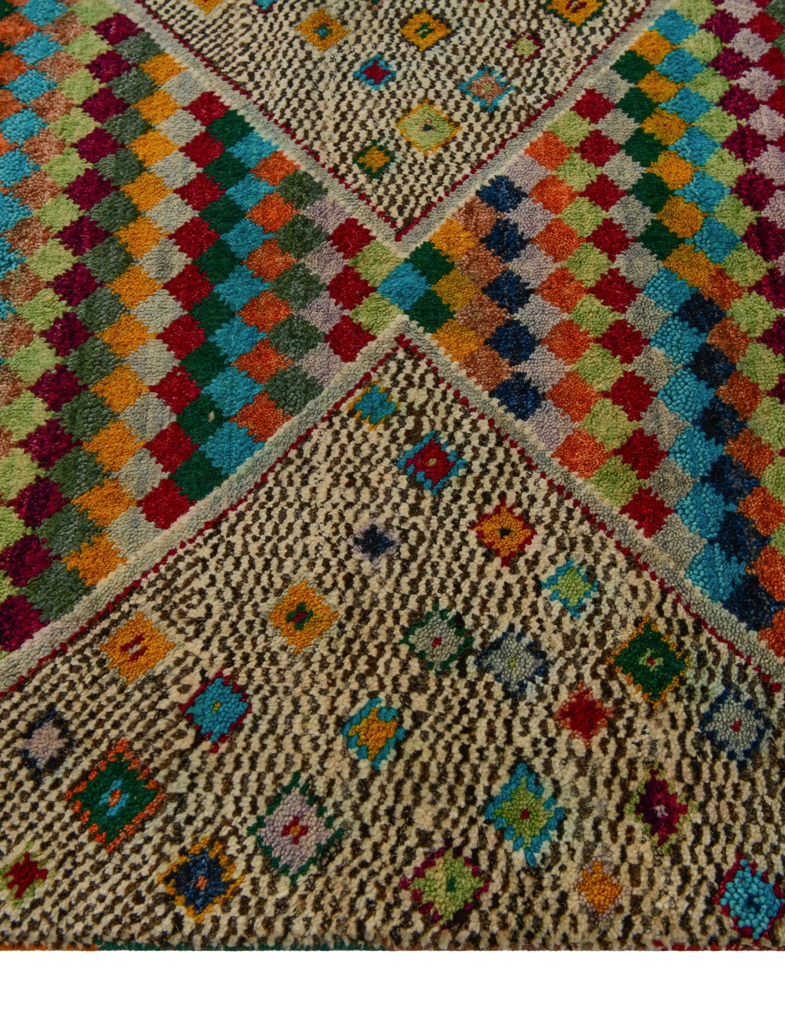 3' 3 x 5' 3 Hand Knotted Balouch Wool Rug