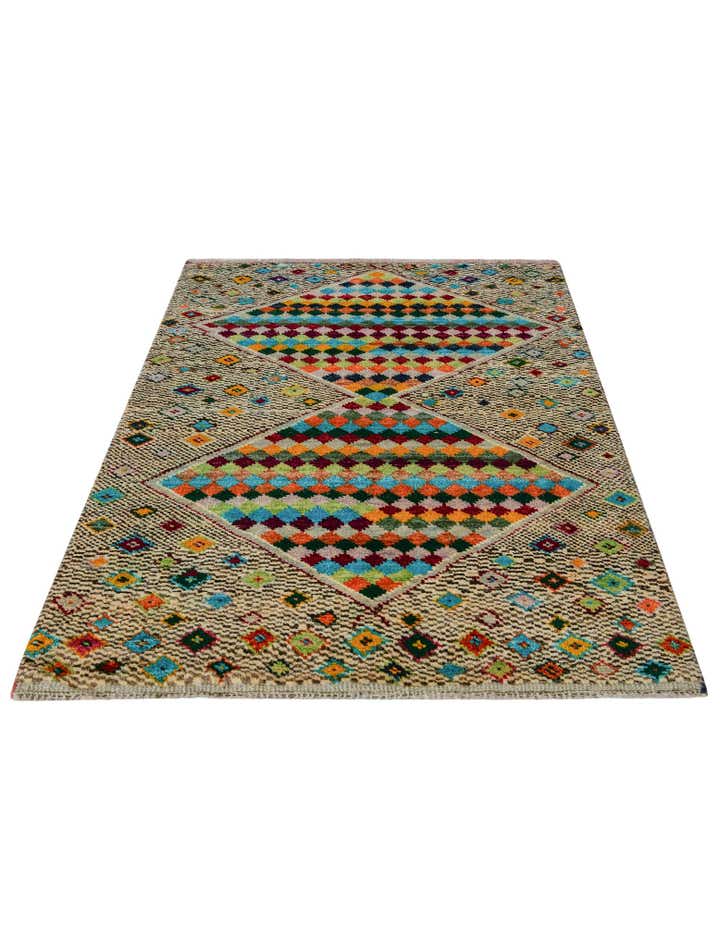 3' 3 x 5' 3 Hand Knotted Balouch Wool Rug