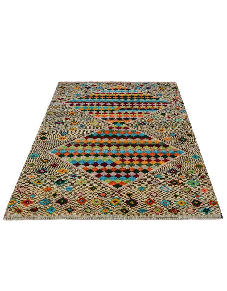 Detail image of 3' 3 x 5' 3 Hand Knotted Balouch Wool Rug