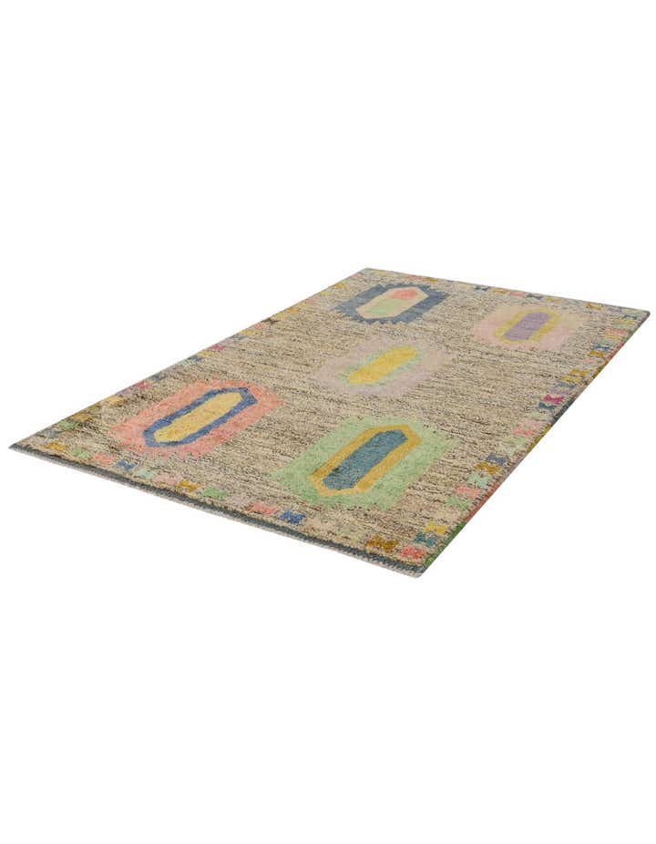 3' 3 x 5' 6 Hand Knotted Balouch Wool Rug