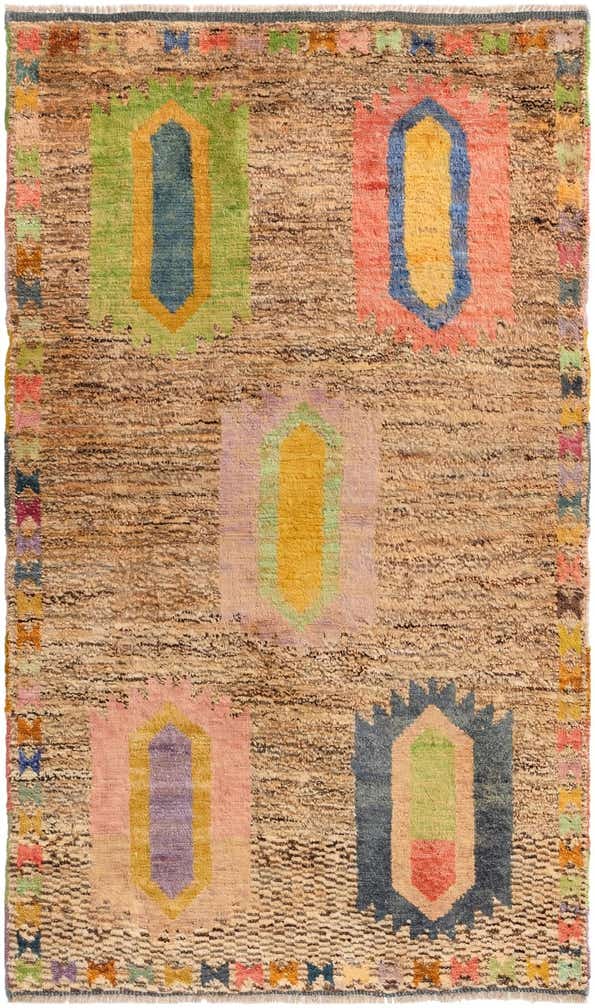 3' 3 x 5' 6 Hand Knotted Balouch Wool Rug