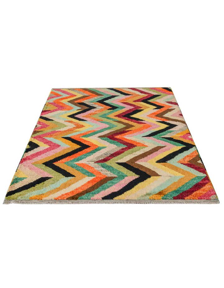 3' 4 x 5' 1 Hand Woven Balouch Wool Rug