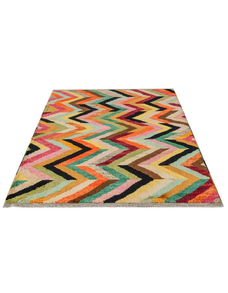 Detail image of 3' 4 x 5' 1 Hand Woven Balouch Wool Rug