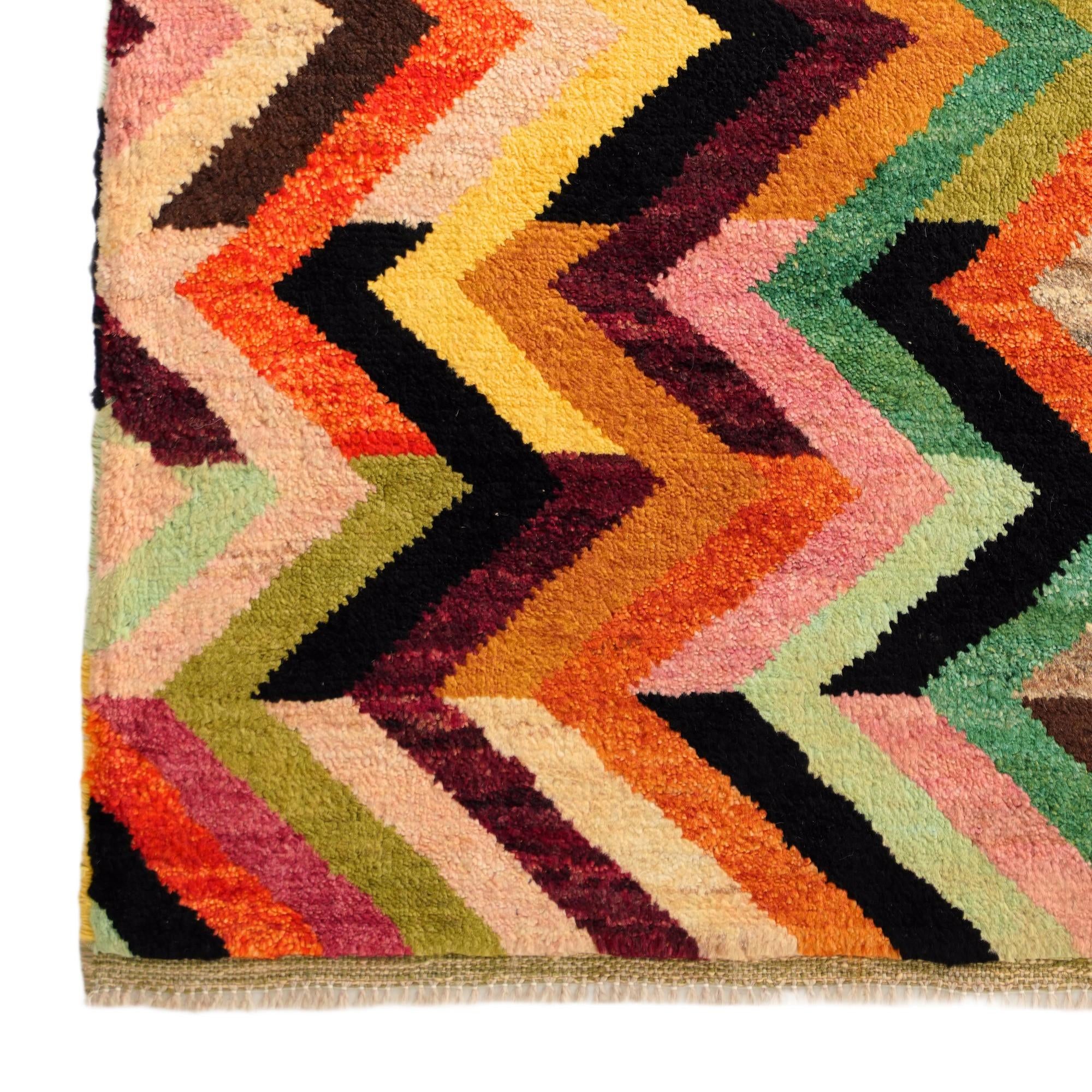3' 4 x 5' 1 Hand Woven Balouch Wool Rug