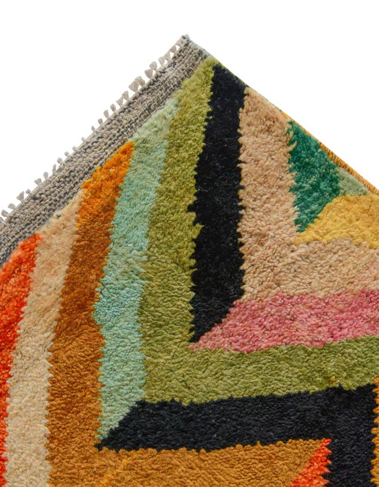 Detail image of 3' 4 x 5' 1 Hand Woven Balouch Wool Rug