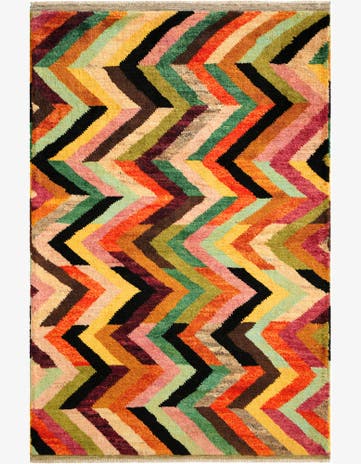3' 4 x 5' 1 Hand Woven Balouch Wool Rug