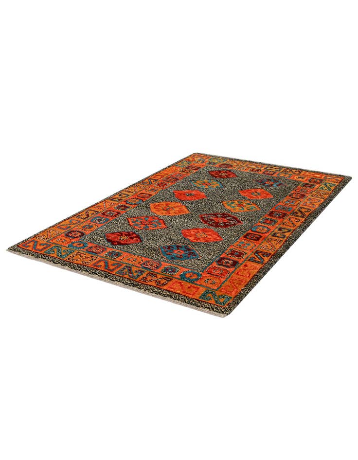 Detail image of 3' 3 x 5' 2 Hand Woven Balouch Wool Rug