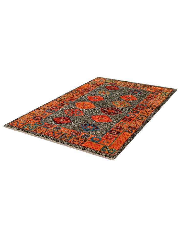 Detail image of 3' 3 x 5' 2 Hand Woven Balouch Wool Rug