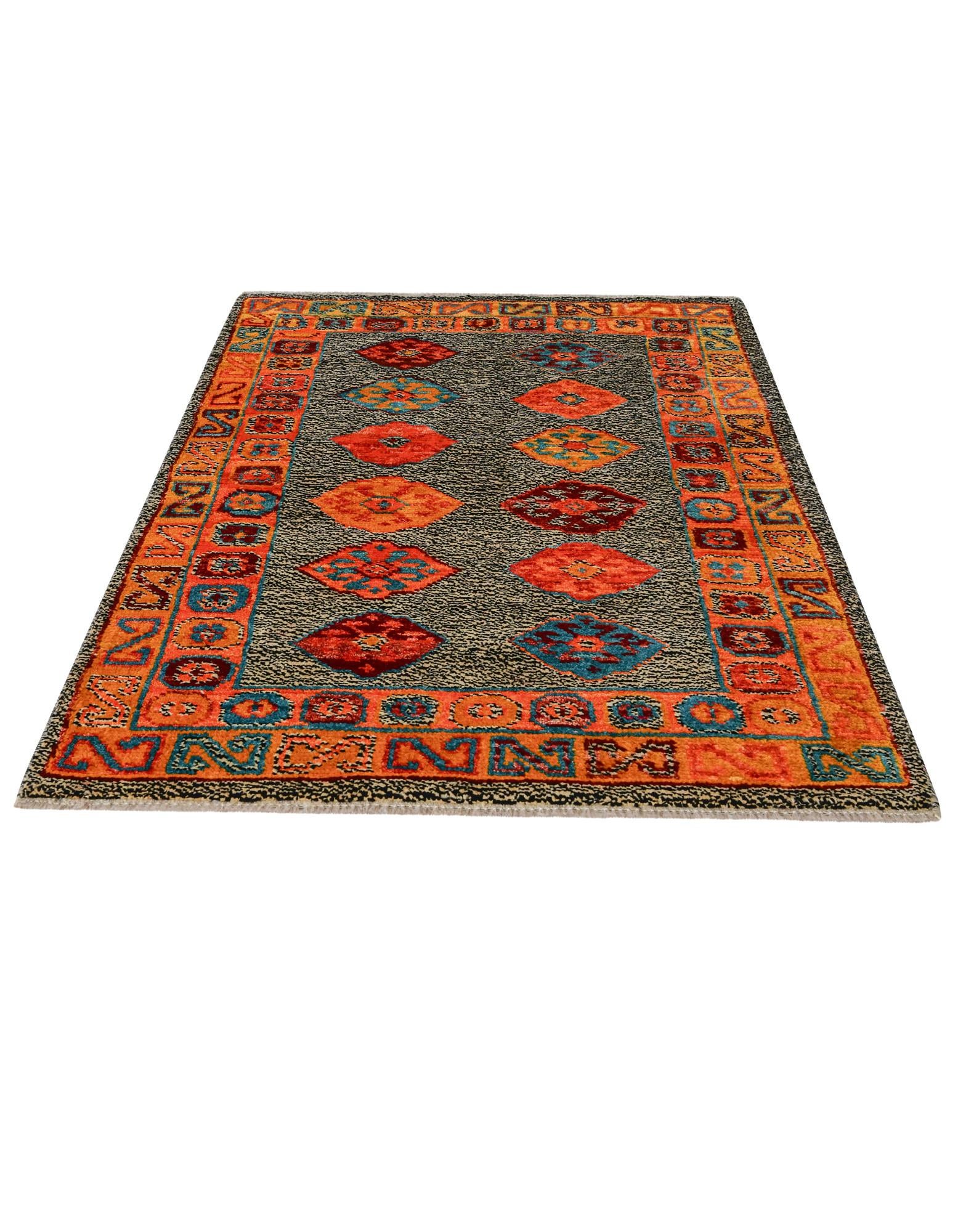 3' 3 x 5' 2 Hand Woven Balouch Wool Rug