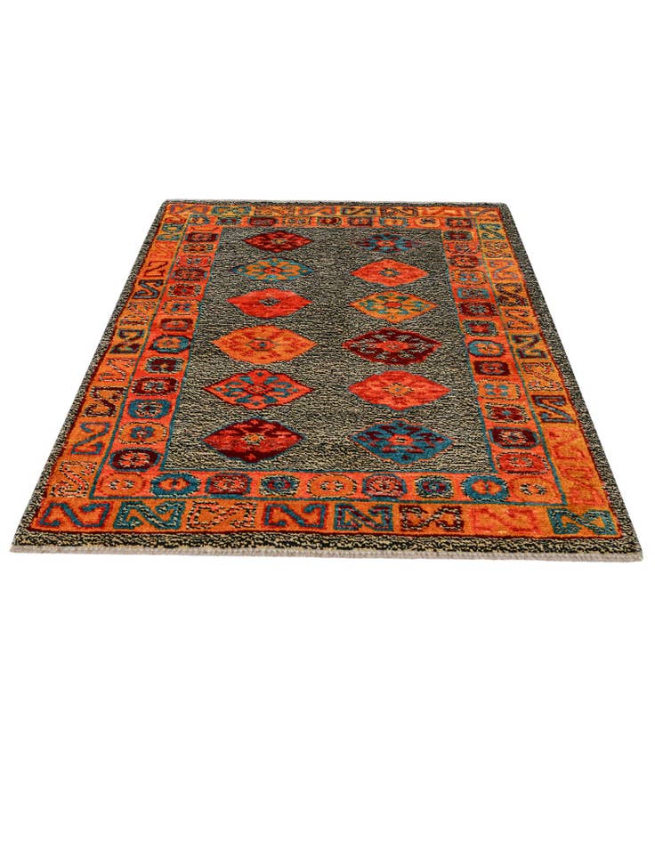 Detail image of 3' 3 x 5' 2 Hand Woven Balouch Wool Rug