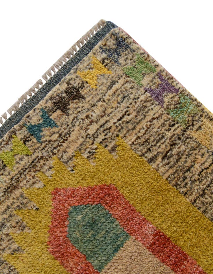 Detail image of 3' 3 x 5' 4 Hand Knotted Balouch Wool Rug