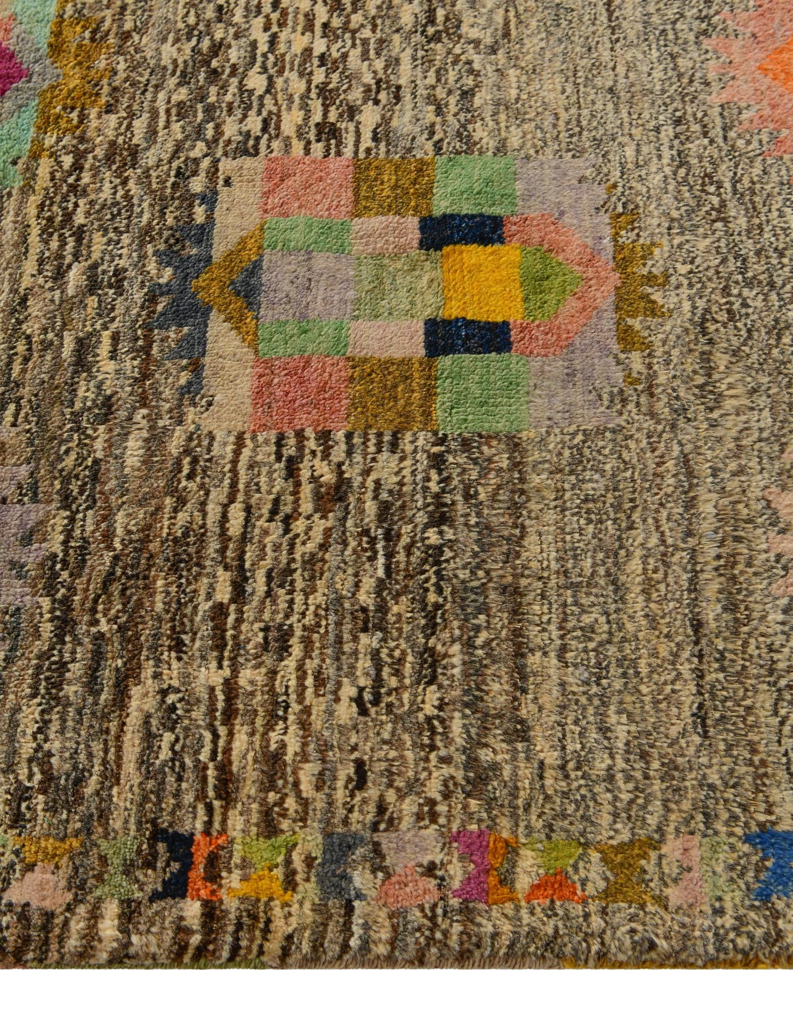 3' 2 x 5' 2 Hand Knotted Balouch Wool Rug
