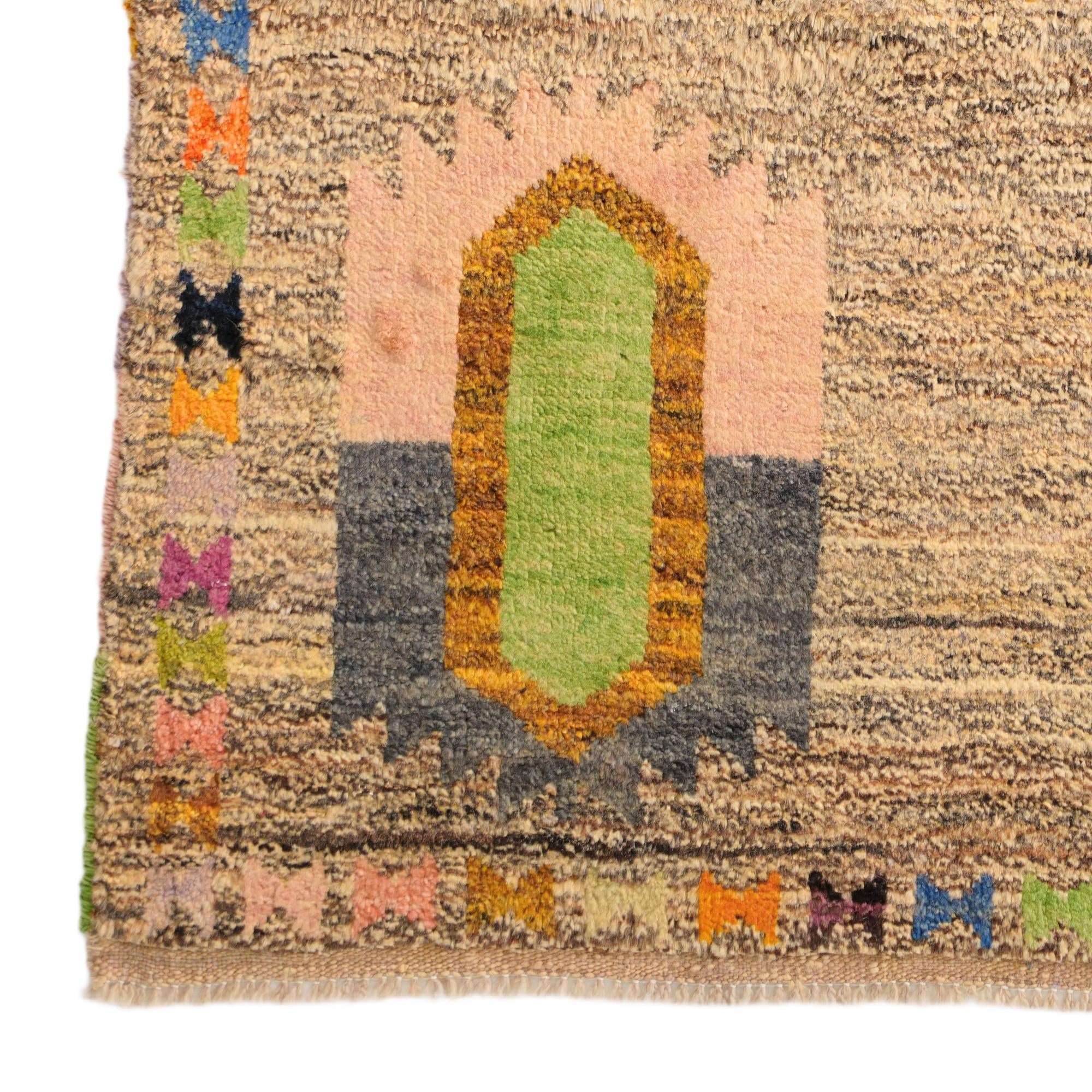 3' 2 x 5' 2 Hand Knotted Balouch Wool Rug