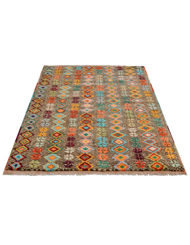 Detail image of 3' 4 x 5' 1 Hand Woven Balouch Wool Rug