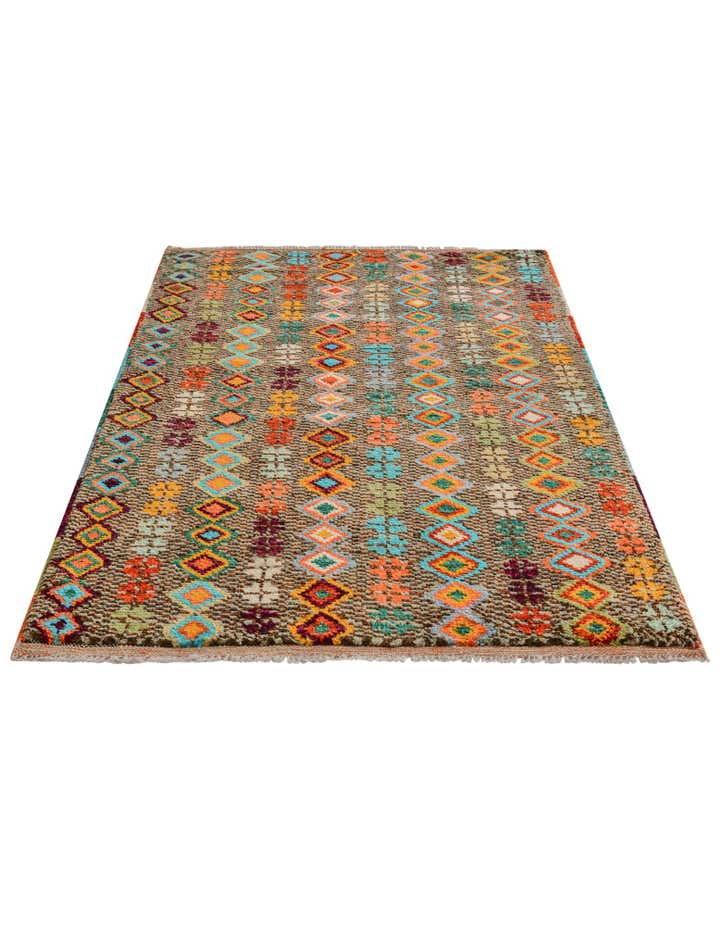 3' 4 x 5' 1 Hand Woven Balouch Wool Rug