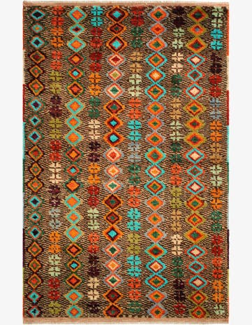 3' 4 x 5' 1 Hand Woven Balouch Wool Rug
