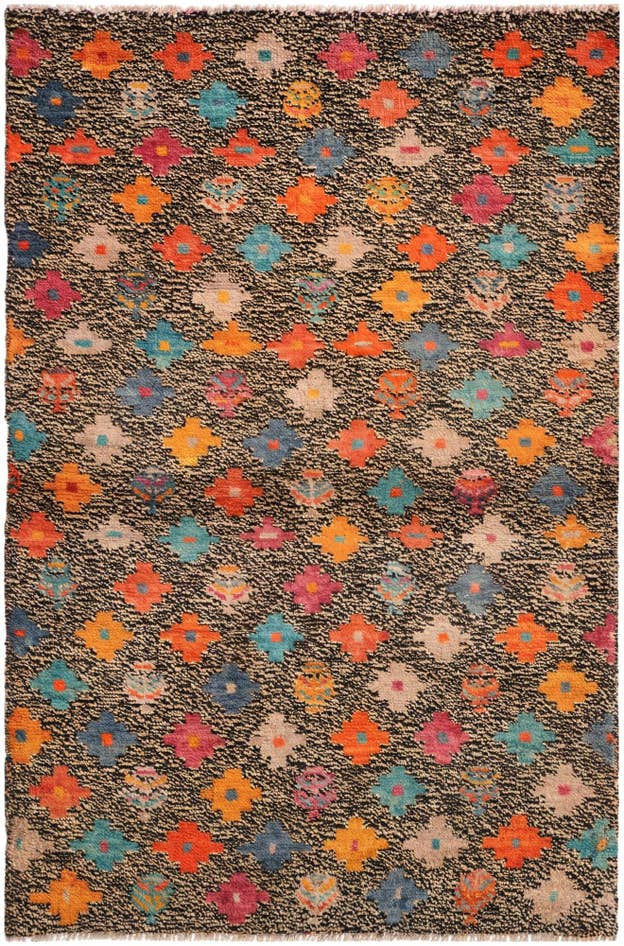 Detail image of 3' 3 x 5' Hand Knotted Balouch Wool Rug