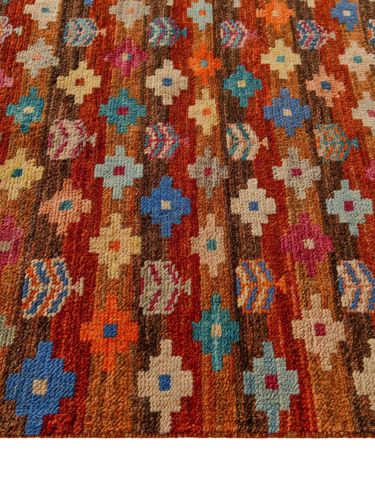 3' 3 x 4' 10 Hand Knotted Balouch Wool Rug