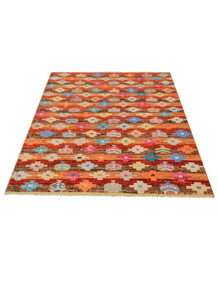 Detail image of 3' 3 x 4' 10 Hand Knotted Balouch Wool Rug