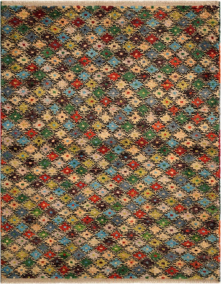 Detail image of 3' 3 x 5' 3 Hand Knotted Balouch Wool Rug