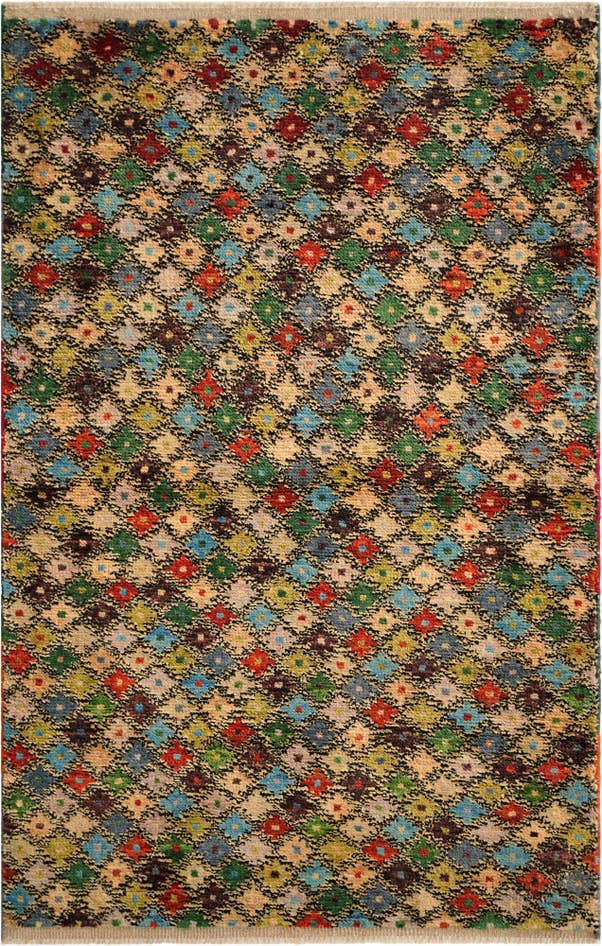 Detail image of 3' 3 x 5' 3 Hand Knotted Balouch Wool Rug