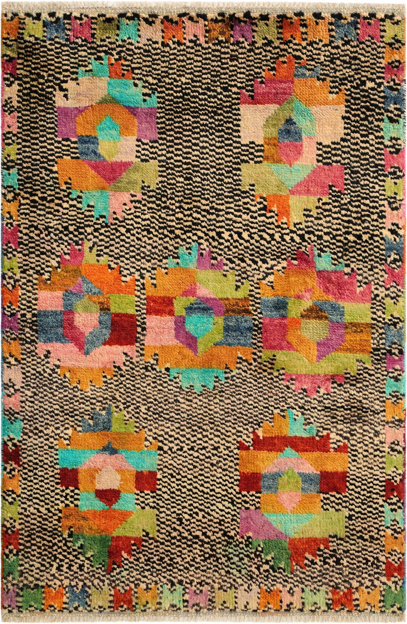 2' 8 x 4' 2 Hand Woven Balouch Wool Rug