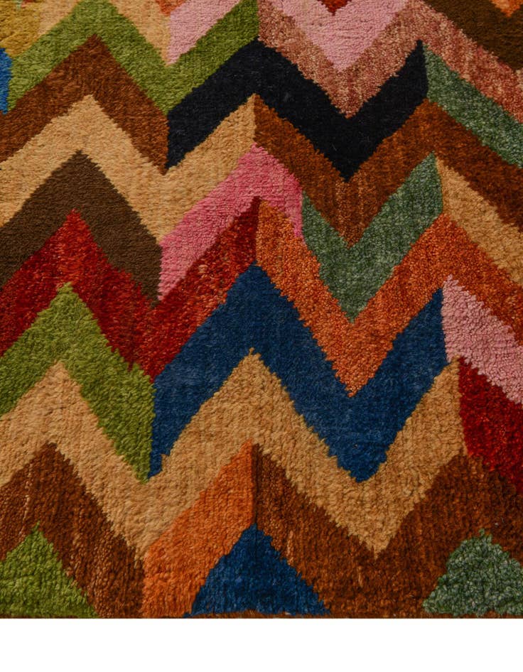 Detail image of 2' 9 x 3' 11 Hand Knotted Balouch Wool Rug