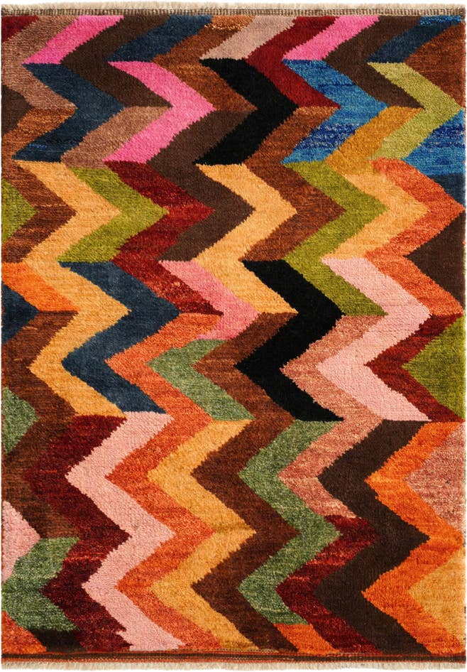 Detail image of 2' 9 x 3' 11 Hand Knotted Balouch Wool Rug