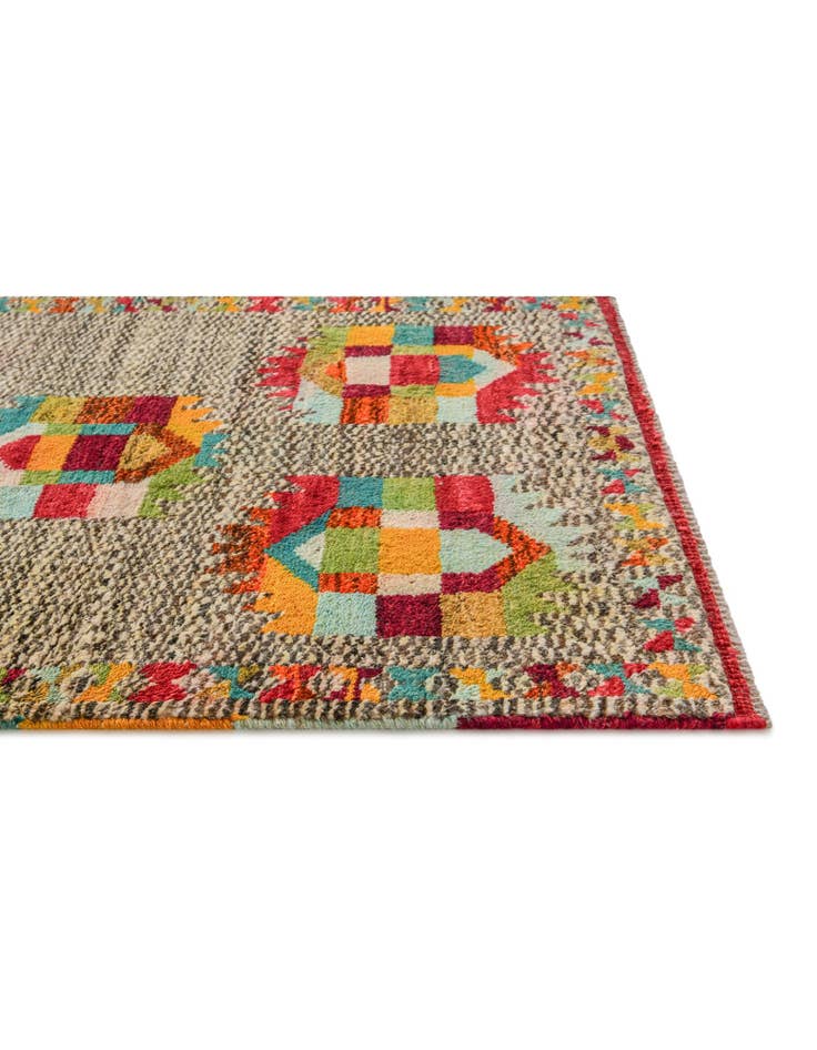 Detail image of 2' 9 x 3' 11 Hand Knotted Balouch Wool Rug