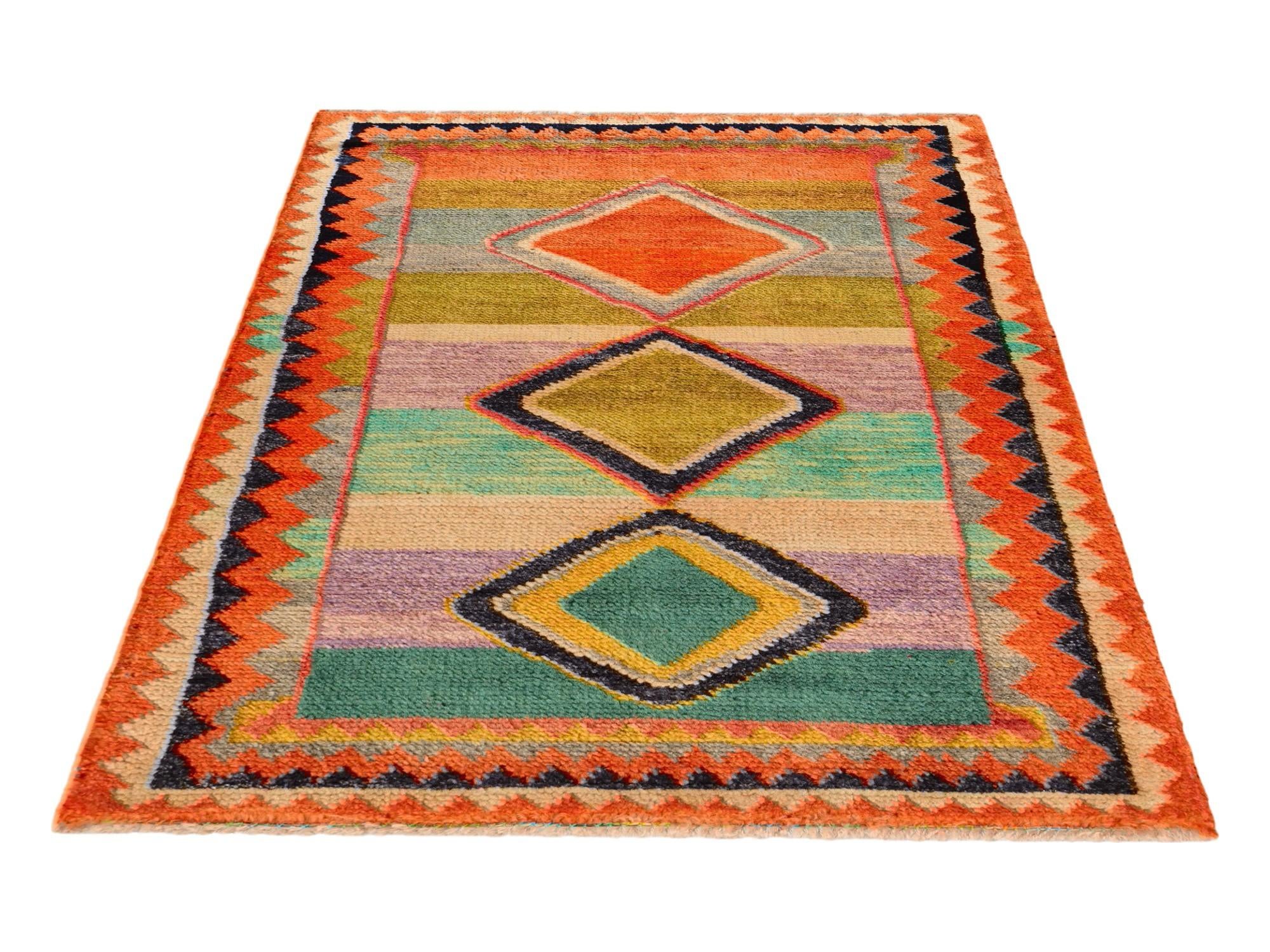 80cm x 115cm Hand Knotted Balouch Wool Rug