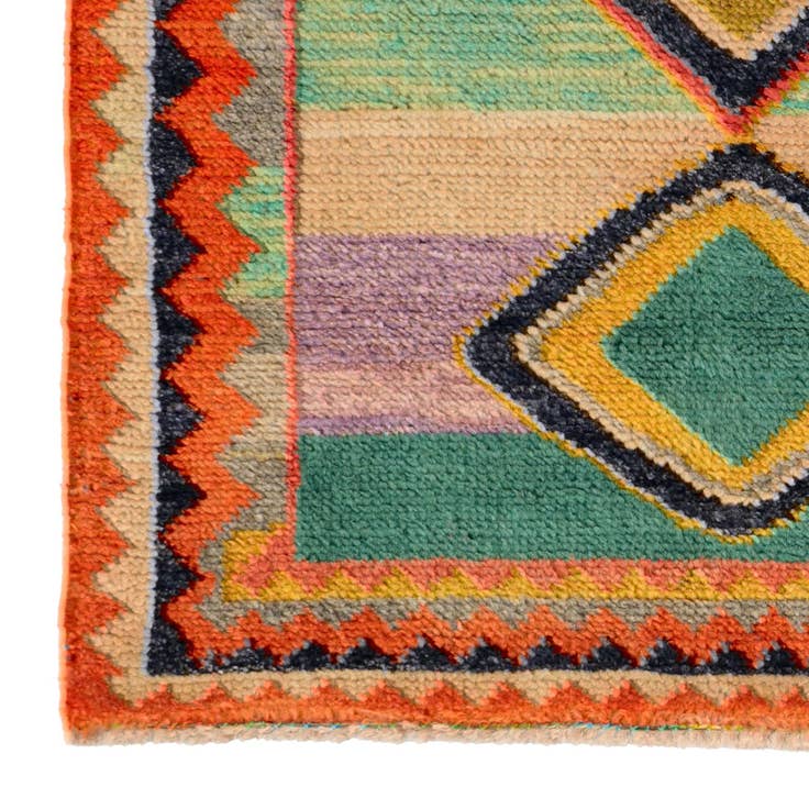 Detail image of 2' 8 x 3' 10 Hand Knotted Balouch Wool Rug