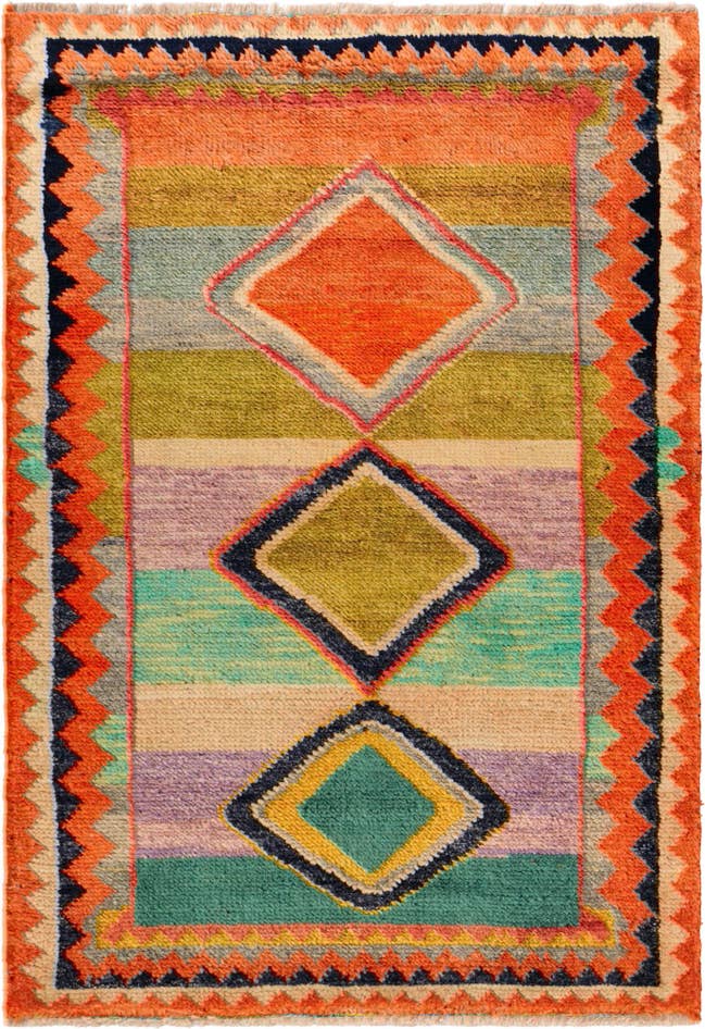 Detail image of 2' 8 x 3' 10 Hand Knotted Balouch Wool Rug