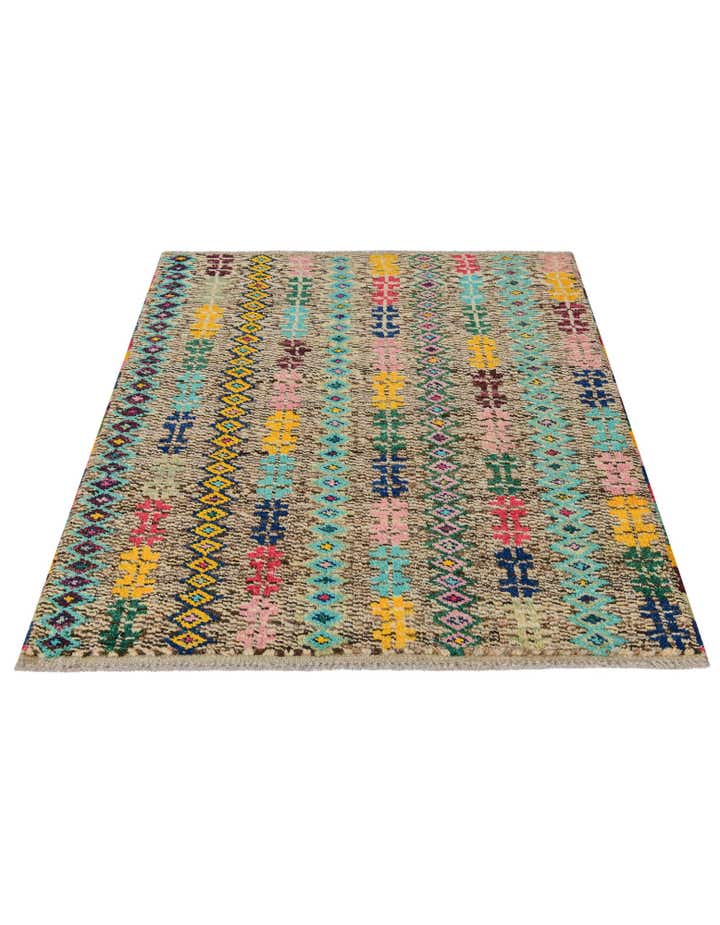 2' 11 x 4' 2 Hand Knotted Balouch Wool Rug