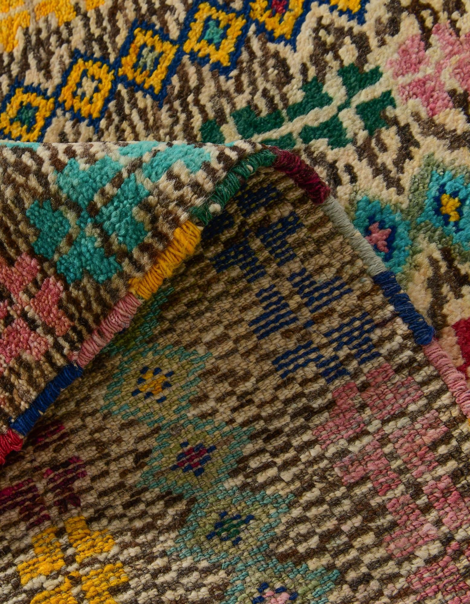2' 11 x 4' 2 Hand Knotted Balouch Wool Rug