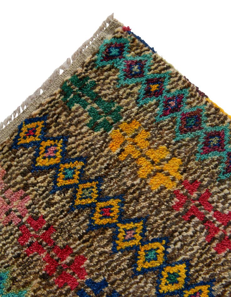 Detail image of 2' 11 x 4' 2 Hand Knotted Balouch Wool Rug