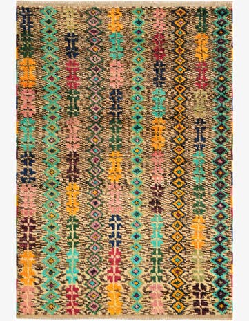 2' 11 x 4' 2 Hand Knotted Balouch Wool Rug