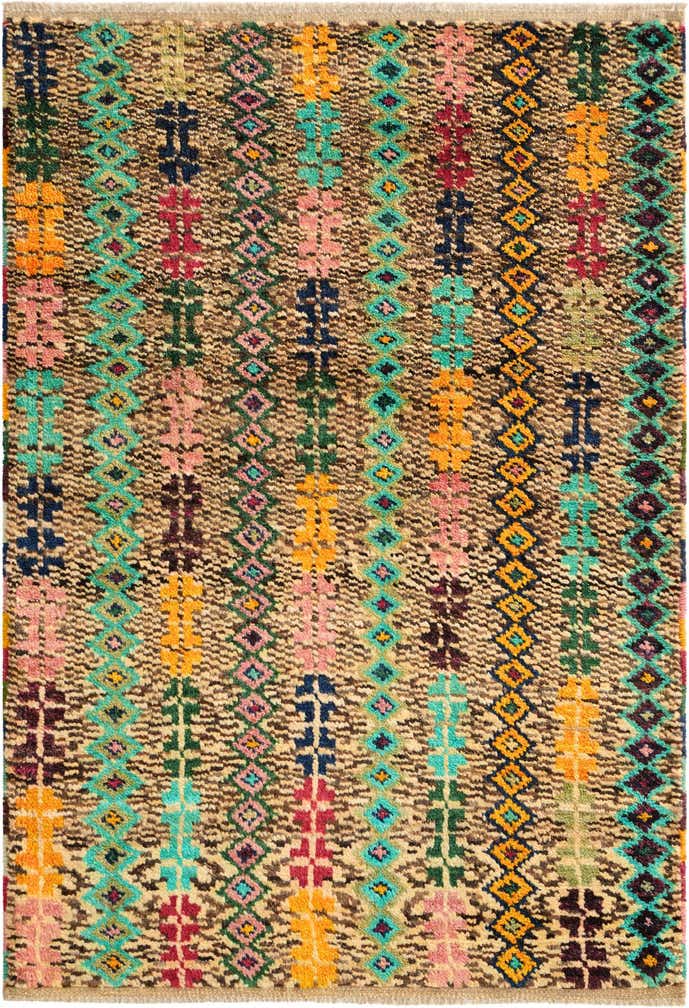 2' 11 x 4' 2 Hand Knotted Balouch Wool Rug