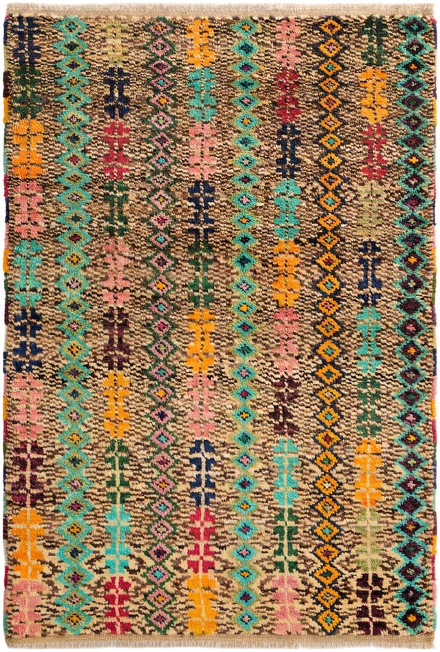 Detail image of 2' 11 x 4' 2 Hand Knotted Balouch Wool Rug