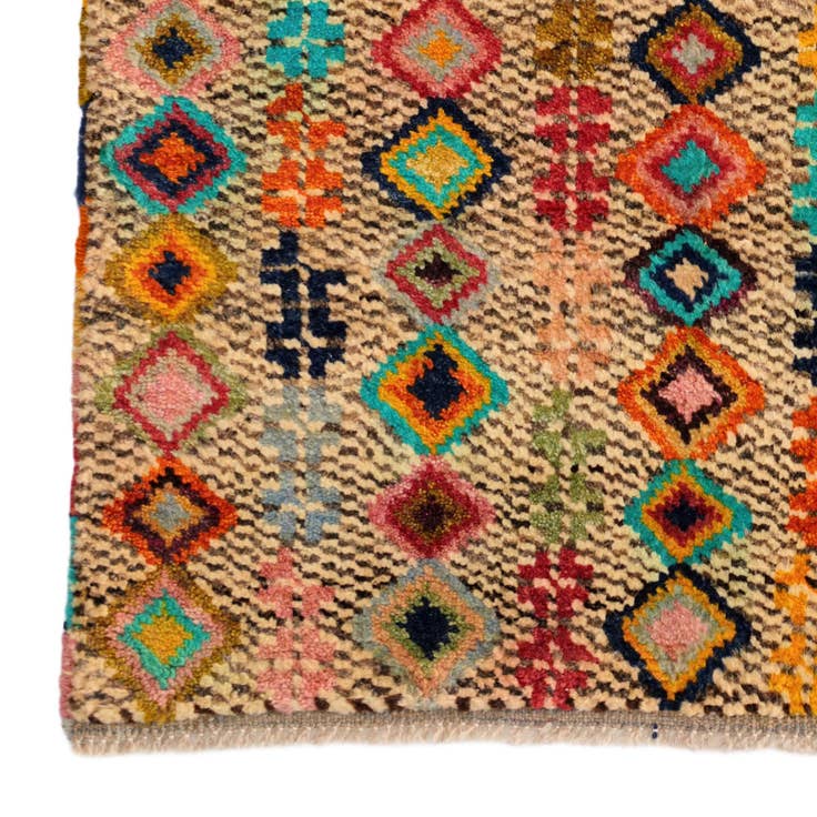 Detail image of 2' 8 x 4' 2 Hand Knotted Balouch Wool Rug
