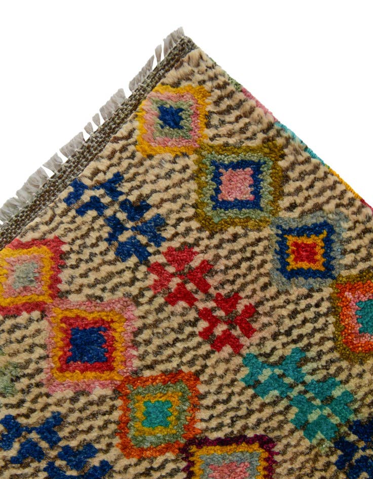 Detail image of 2' 8 x 4' 2 Hand Knotted Balouch Wool Rug