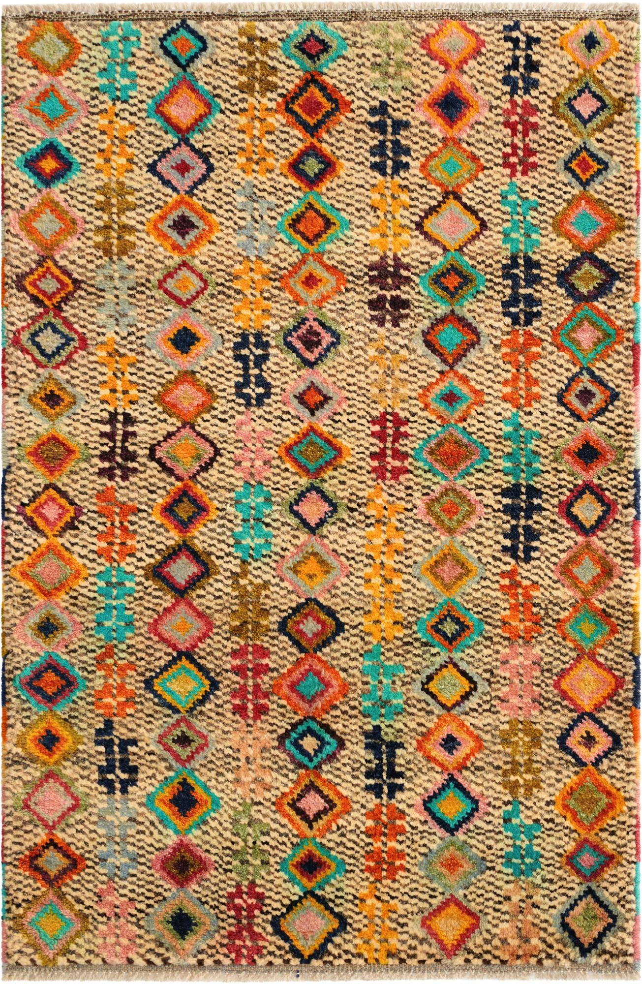 2' 8 x 4' 2 Hand Knotted Balouch Wool Rug