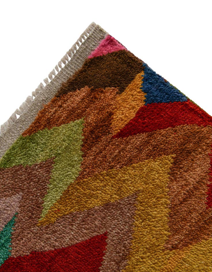 Detail image of 2' 9 x 4' 1 Hand Knotted Balouch Wool Rug