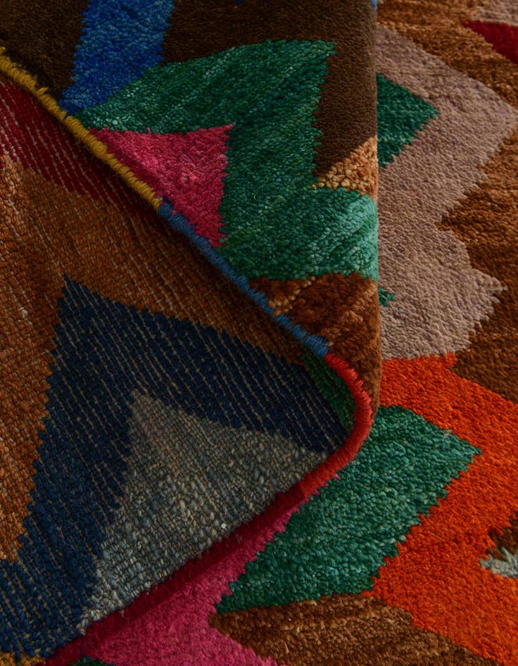Detail image of 2' 9 x 4' 1 Hand Knotted Balouch Wool Rug