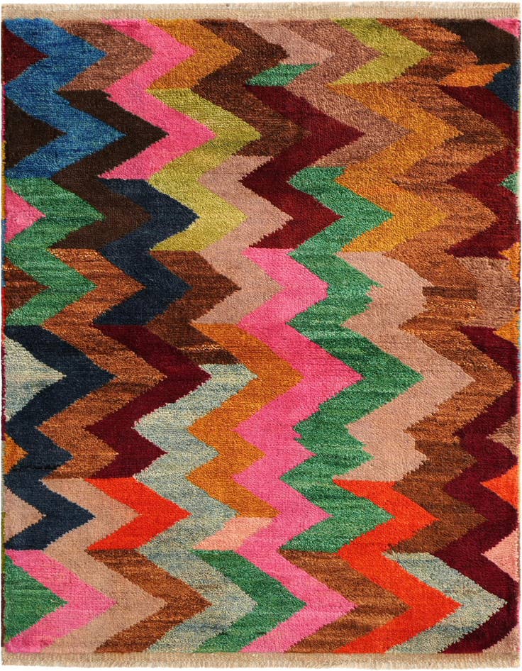 Detail image of 2' 9 x 4' 1 Hand Knotted Balouch Wool Rug